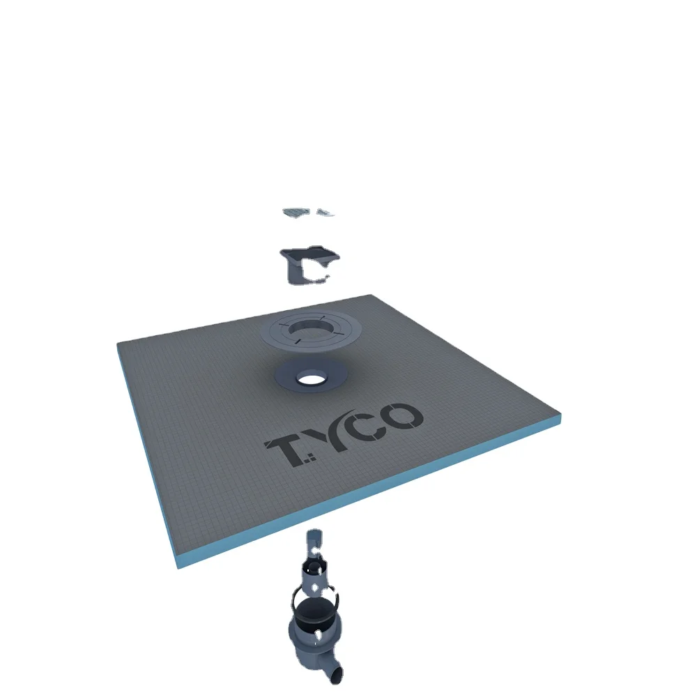 Customized size ABS fiberglass cement Shower tray drain shower base