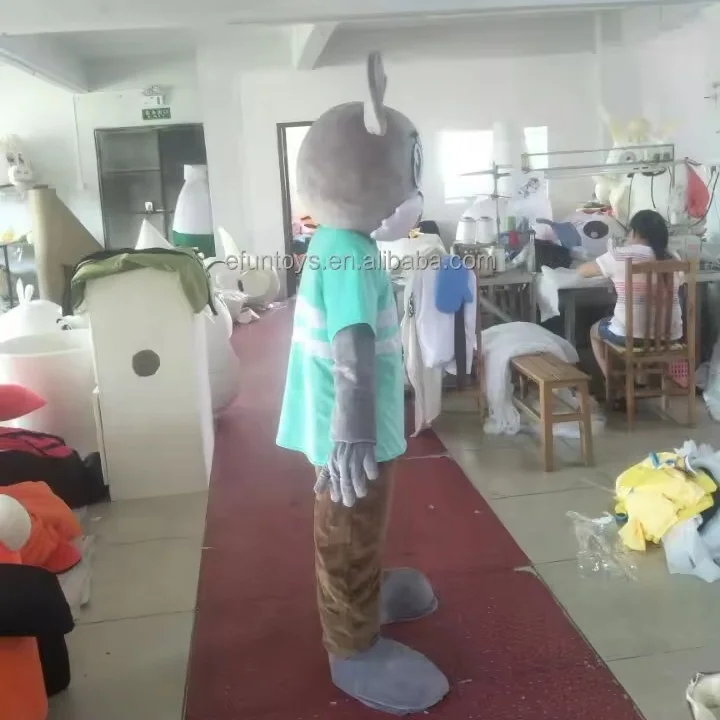 Efun MOQ 1 PC custom Christmas realistic mouse Mascot  Cosplay Party Suits Mouse Fancy Dress  party costume for sale