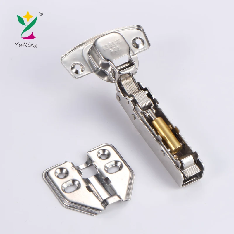 YUXING 304 stainless steel cabinet hinges metal furniture hinges
