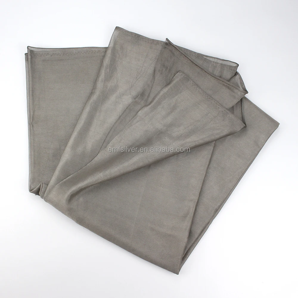 Радиочастотной идентификации 100% кружевная ткань из волокон серебряного сетчатая ткань для защиты от вашей окружающей среды от Wi-Fi излучения Rf Отличная защита EMF для навеса