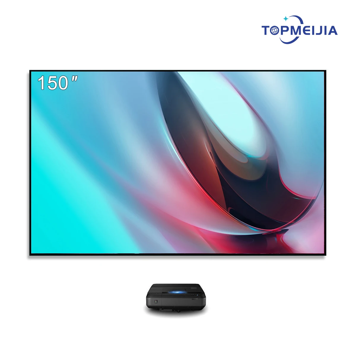 Factory price 150 inch ust alr screens 4k projector alr screen home cinema format 16:9 alr projection screen