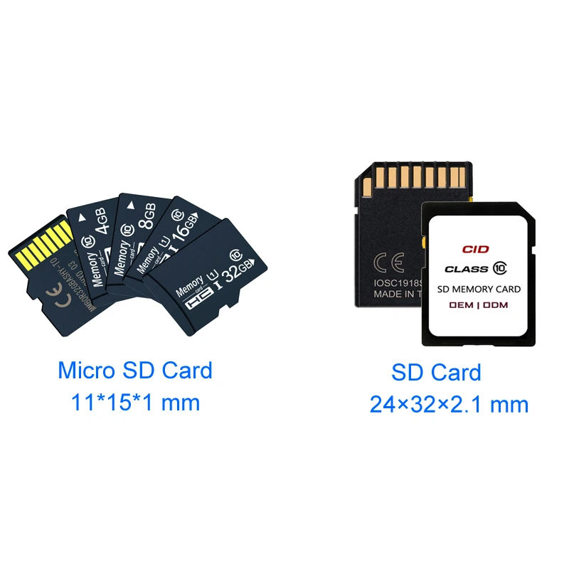 Original Chip Customized Your CID Changeable CID SD Card High Quality 8gb 16gb 32gb 64gb 128gb Custom CID Changed SD Card