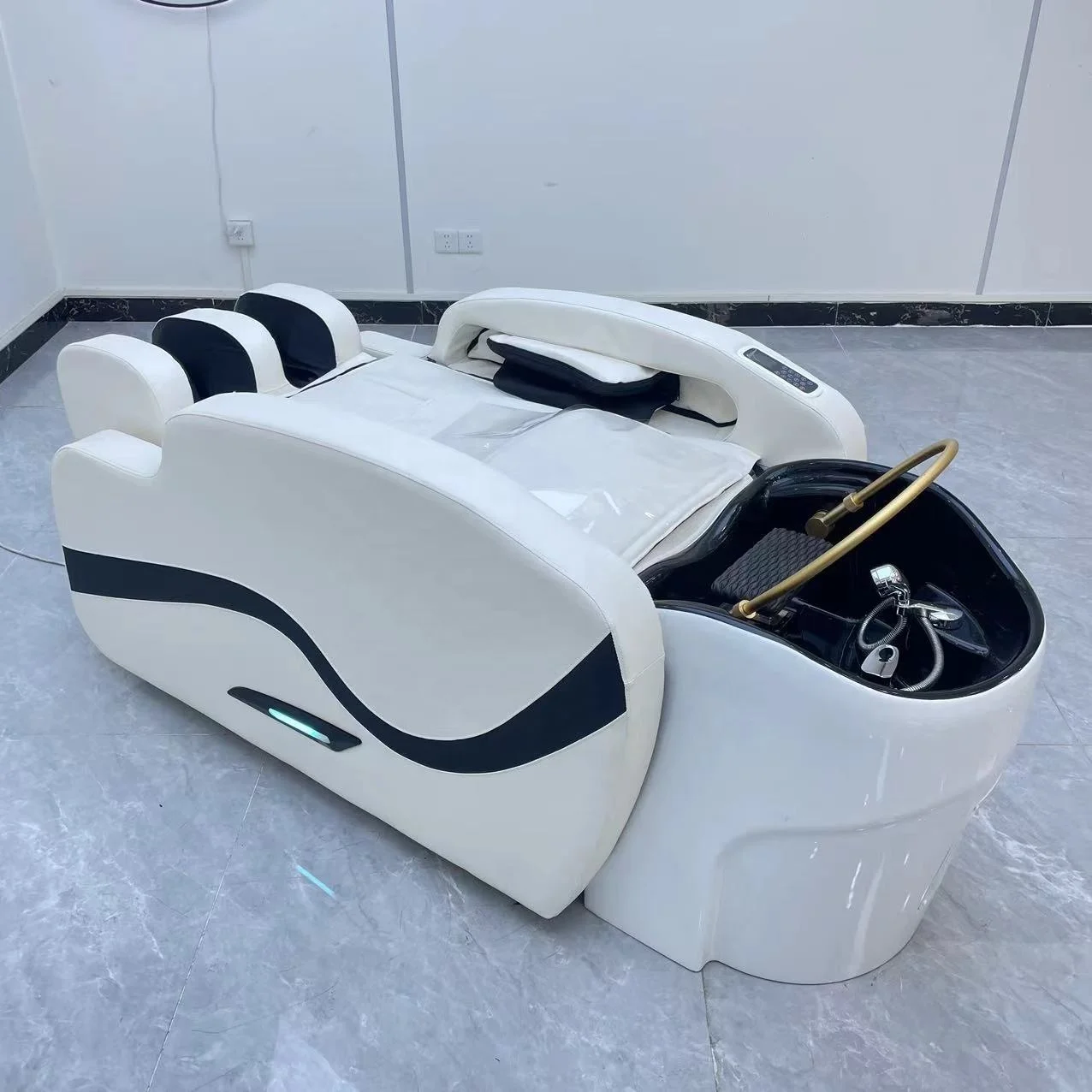 Barber Shop Special Hair Salon Shampoo Massage Chair Lay Down Hair Washing Spa Bed Salon Shampoo Massage Bed