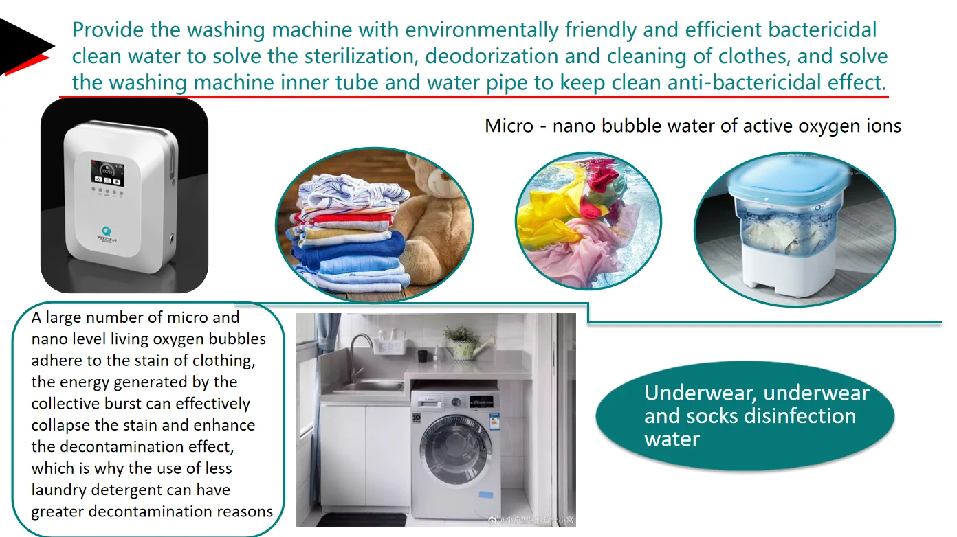 Electrolytic ozone water machine Ozone Water Generator  Ozone Cleaner Household