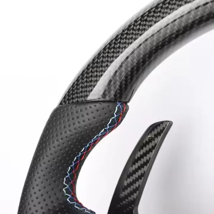 Suitable for BMW 1 2 3 4 5 6 7 series x1 x3 x4 x5 x6 series M series e90 e92 e93 e70 e71 carbon fiber custom steering wheel