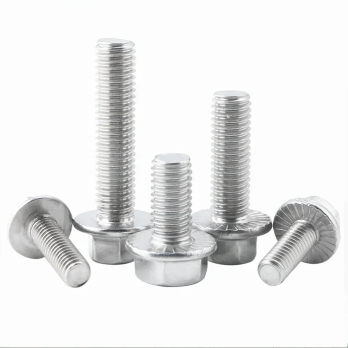 Ready to ship DIN 6921 SS316 M5 to M20 Hex flange bolt