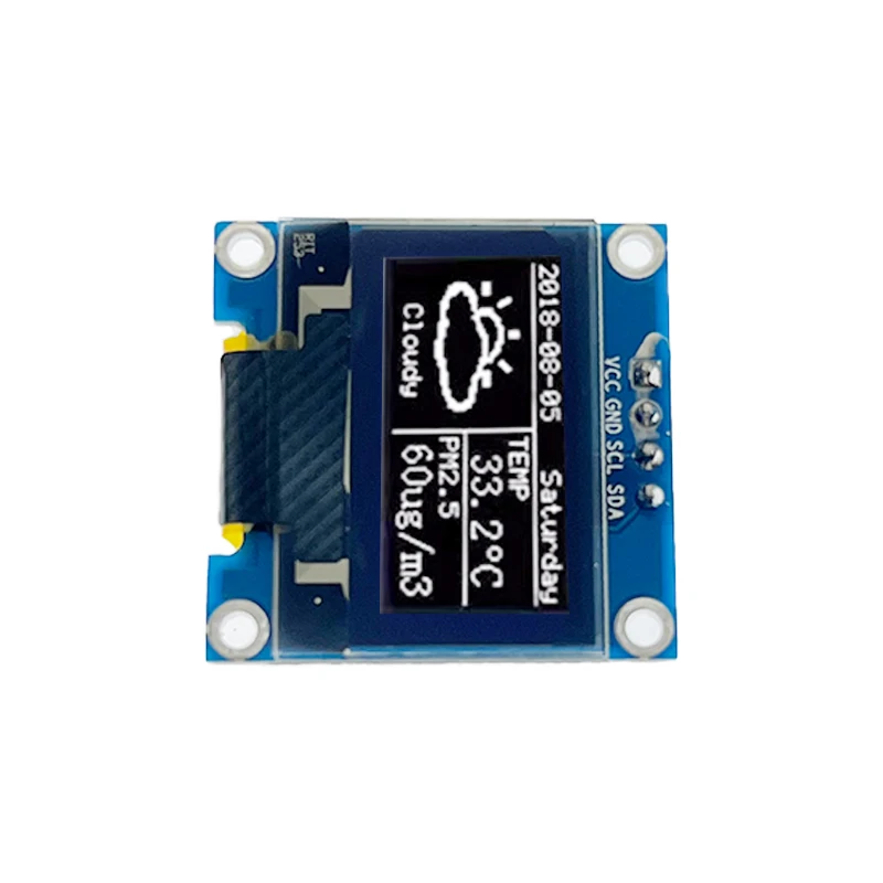 0.96 inch OLED White Display Module 128X64 OLED LCD LED I2C IIC Display Module