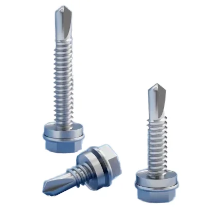 Stainless Steel External Hex Dovetail Drill Screws Self-Tapping for Steel Tile Essential Screws in the Screws Category