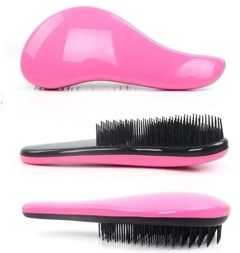 Индивидуальная цветная кудрявая щетка для распутывания волос хорошего качества, Классическая Волшебная щетка для распутывания волос для женщин