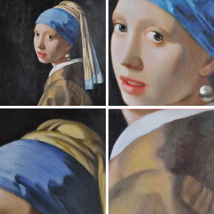
The Girl with a Pearl Earring reproduction oil painting of Johannes Vermeer 