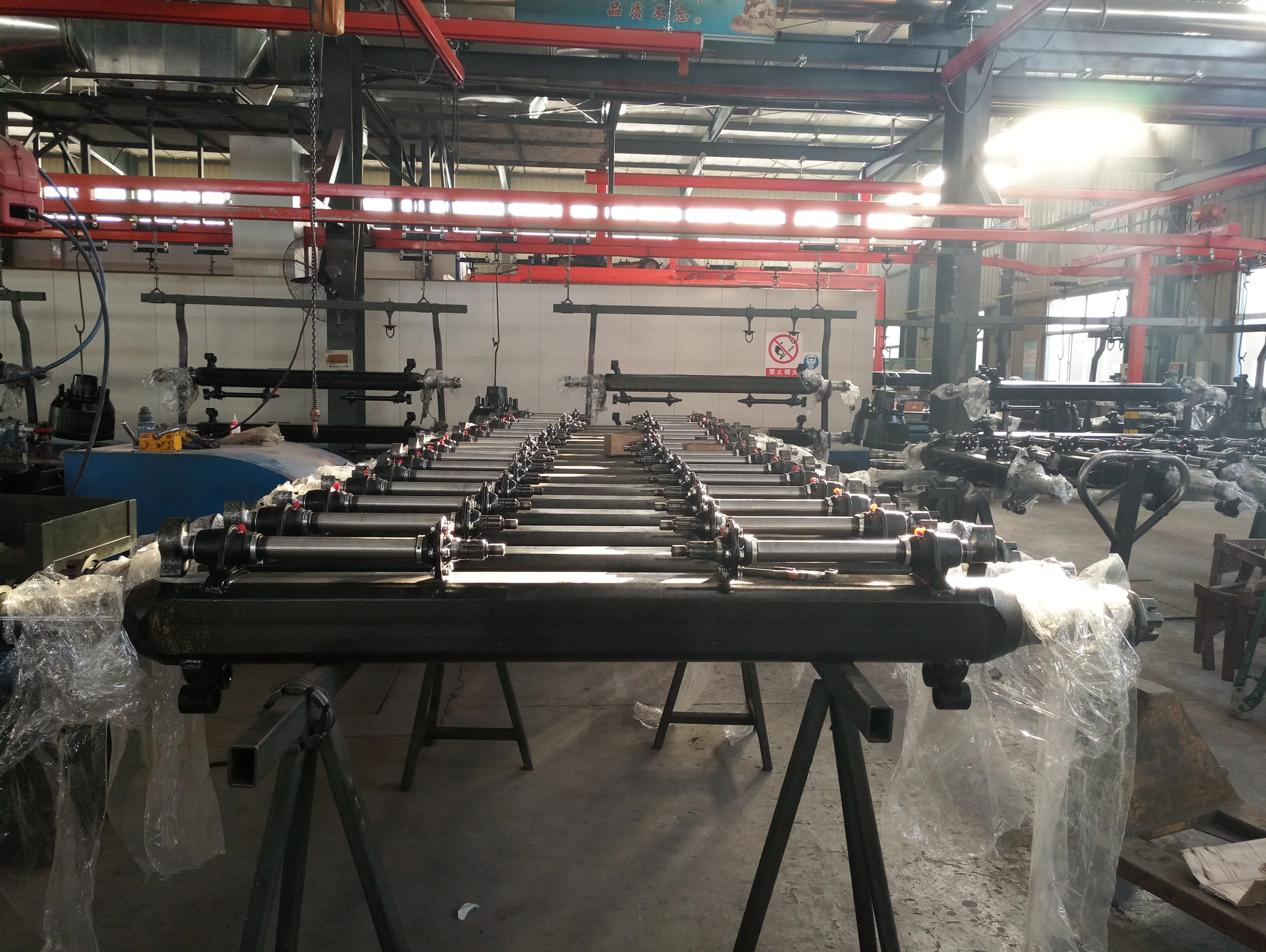 Axles of american type semi trailer axle drop spindle for 3 axle trailertrailer max load12 ton for 4x4 truck chassis