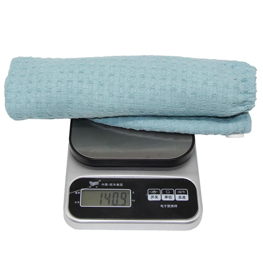 Super Absorbent Customized Logo Women Microfiber Dry Hair Turban Waffle Hair Towel