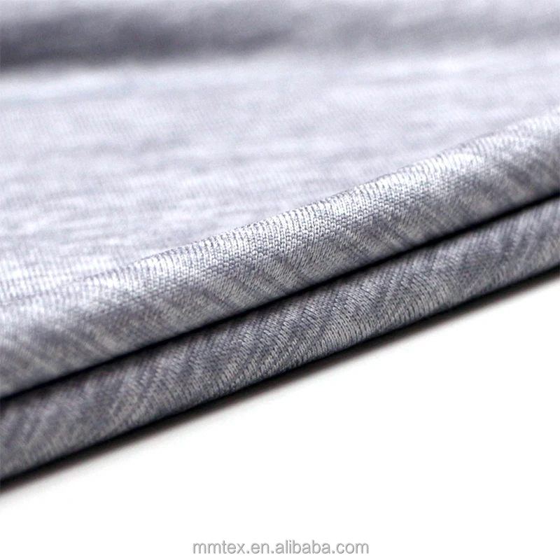 100% Polyester Eco-friendly Light Acid Wash Grey Heather French Terry Hoodie Stretch Knitted Sportswear for Girls Plain Style