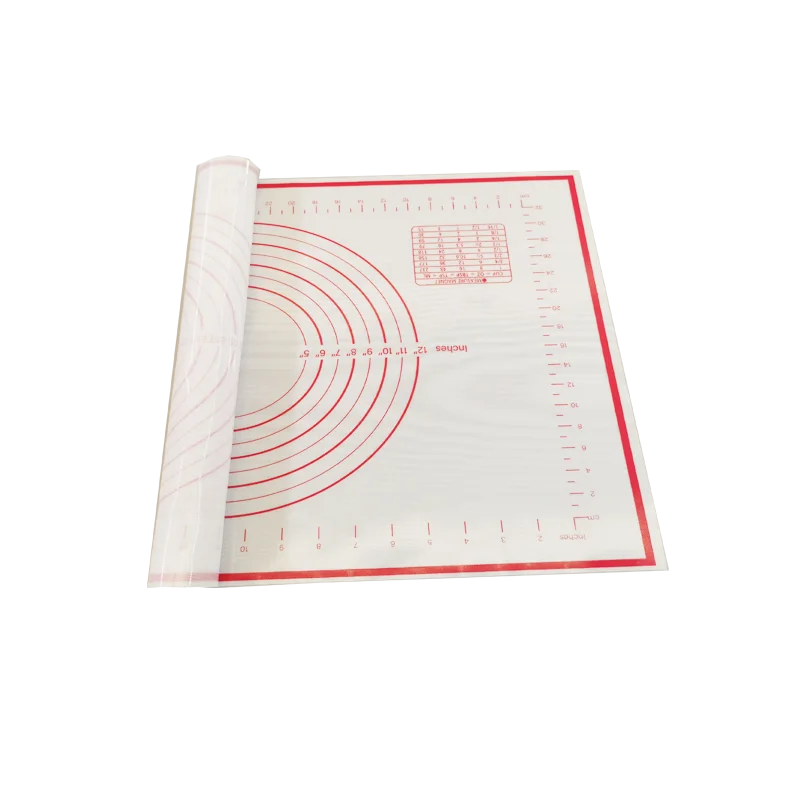 Environment protection  cooking silicone pastry baking mat permanent non-stick set for dough rolling  baking mat