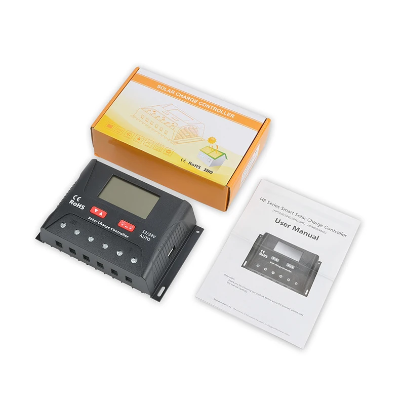 Manufacturer low MOQ custom 12V24V pwm solar charger controller home off-grid and grid-connected PWM solar charge controller