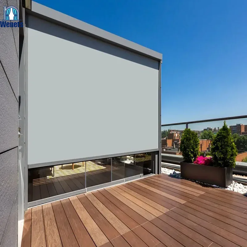 Automat Rain and Wind Proof  Anti-mosquito Sunshades Durable Zip Outdoor Blind