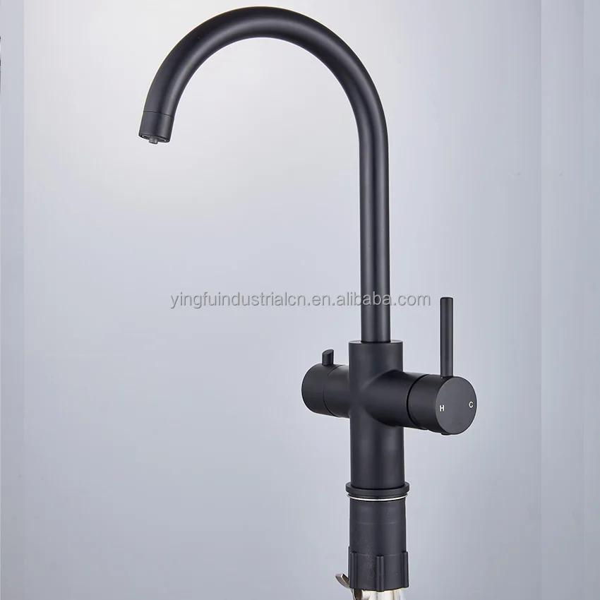 Смеситель кухонный с фильтром для установки на палубе смеситель 360 вращения функциями очистки воды кухни 3 в 1 краны