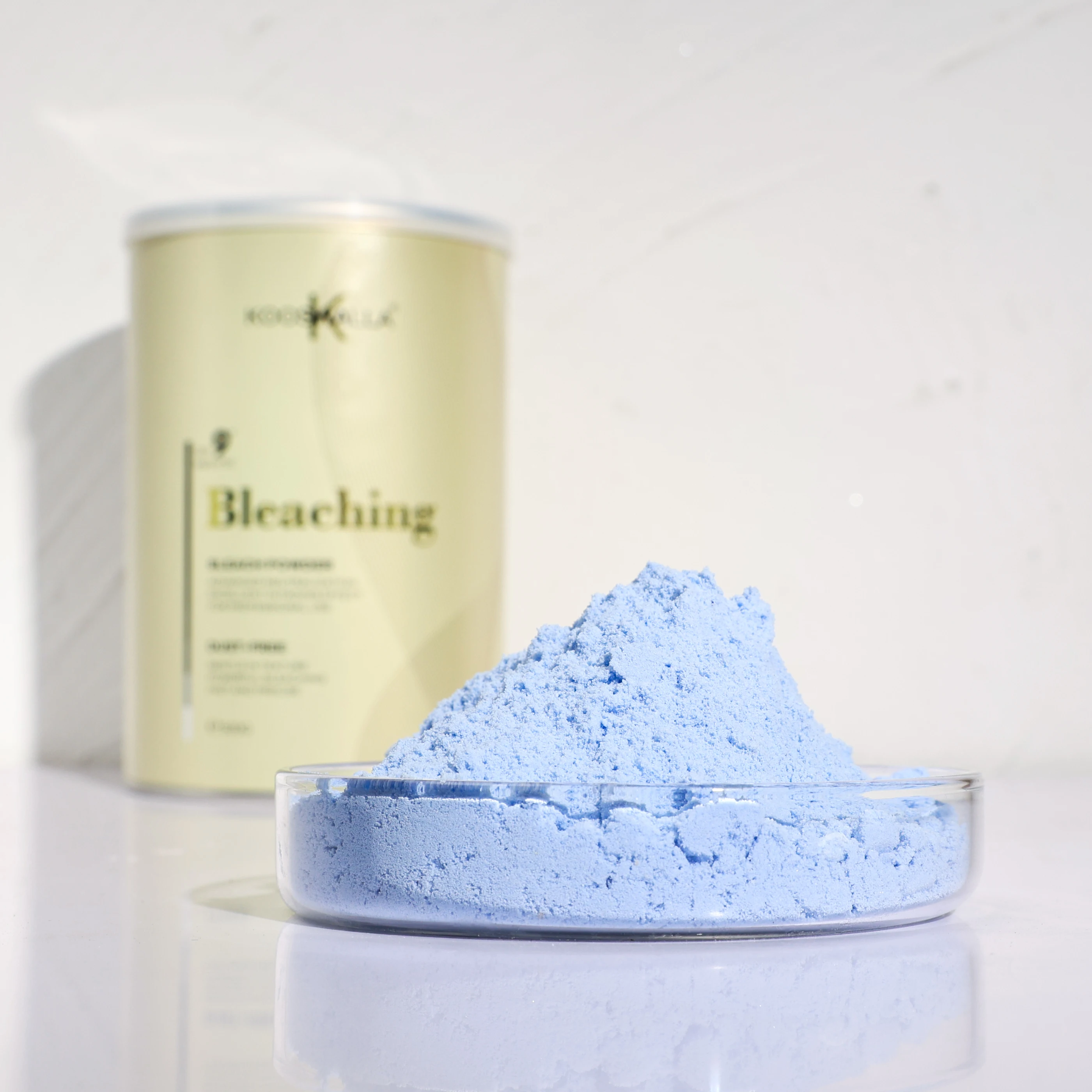 Dust Free Blue White Decolor Bulk Hair Color Remover Professional Lightening Bleaching Powder For Hair