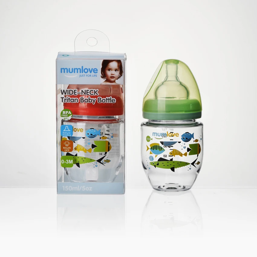 Mumlove 150ml China Factory Best Selling Unique Bpa Free Baby Feeding Bottle