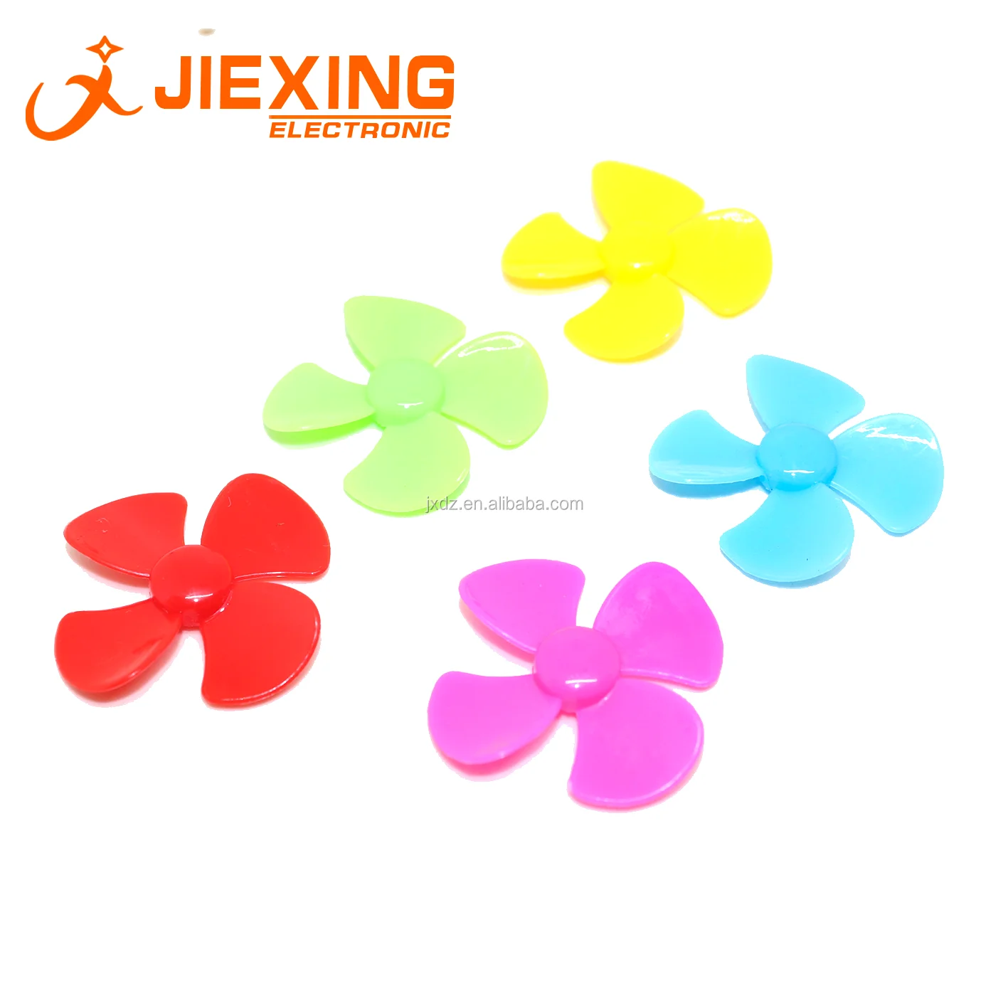 Four-blade propeller wind blade plastic toy accessories DIY windmill model 40mm
