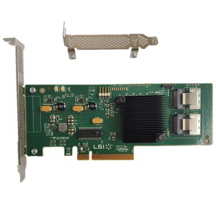Original 9211-8i 6Gb/s SATA SAS x8 lane PCI Express 2.0 LSI Mega Raid Controller Card