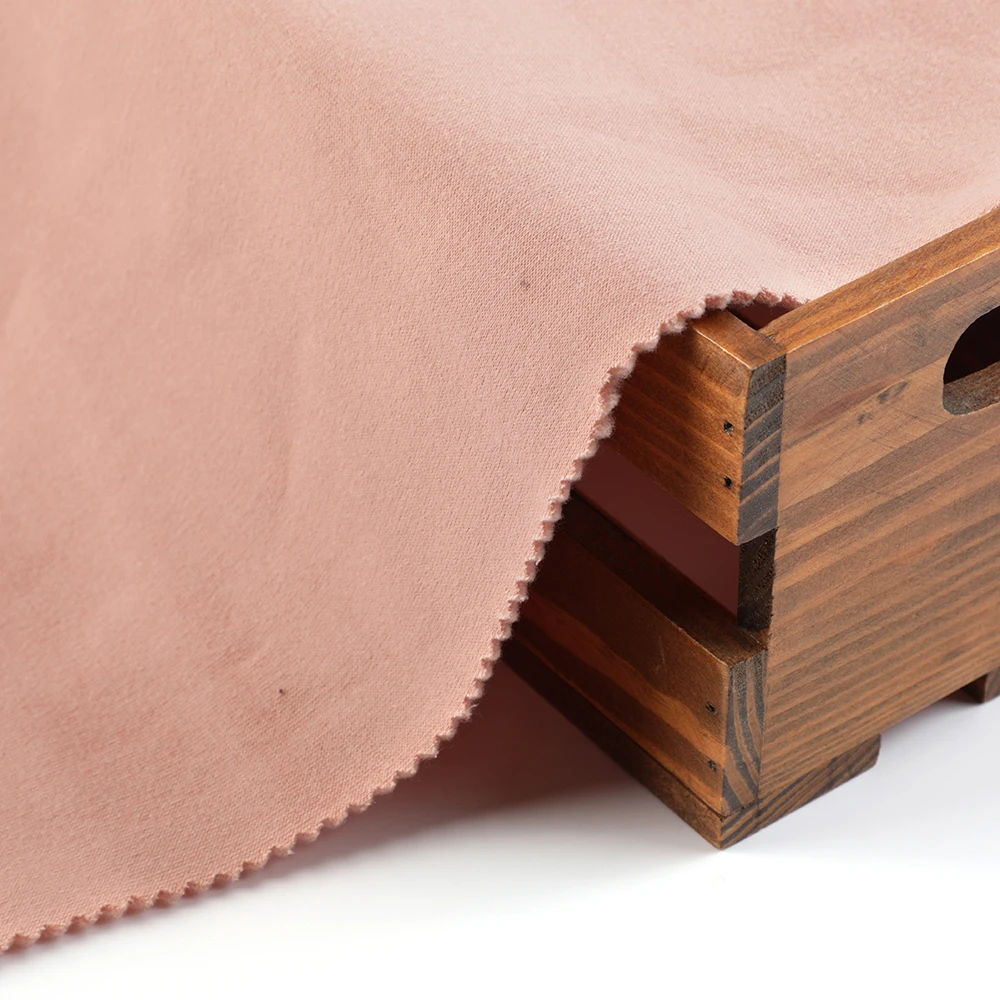 cheap price 100%polyester soft hand feel dty brushed knitted fabric for winter garment