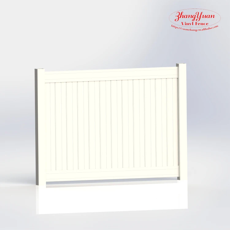 Hot American style vinyl privacy fence material high quality nice price pvc fence