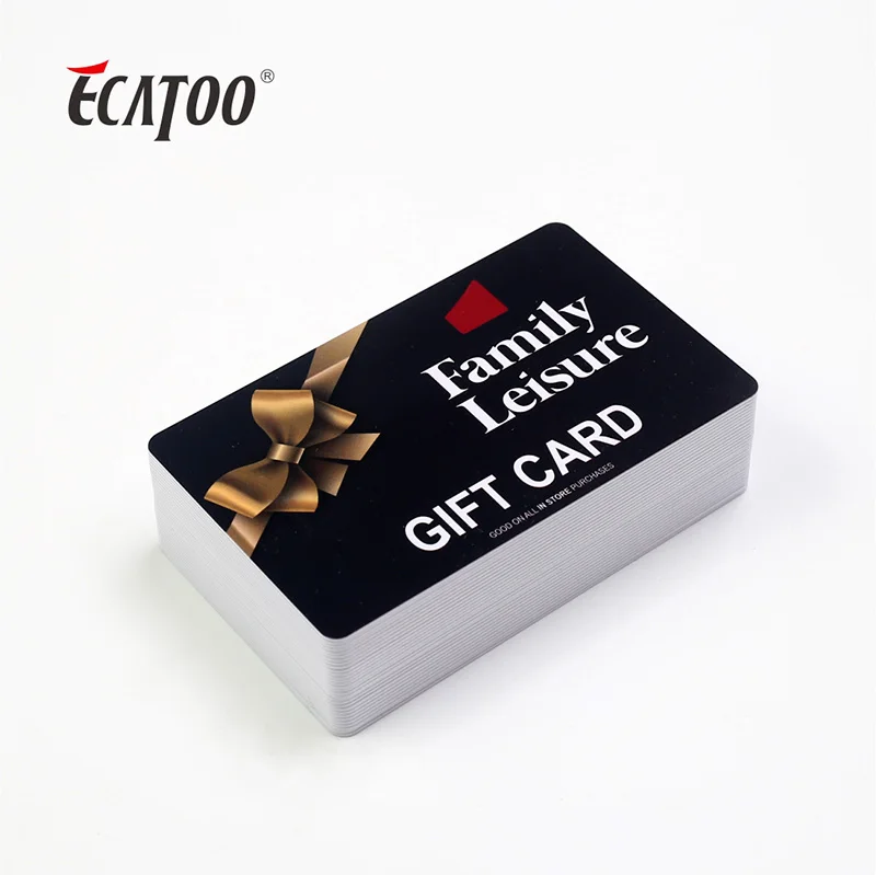 Customized Printed  Barcode card Pvc Plastic Gift  Card Loyalty Card membership card for supermarket/club/gym