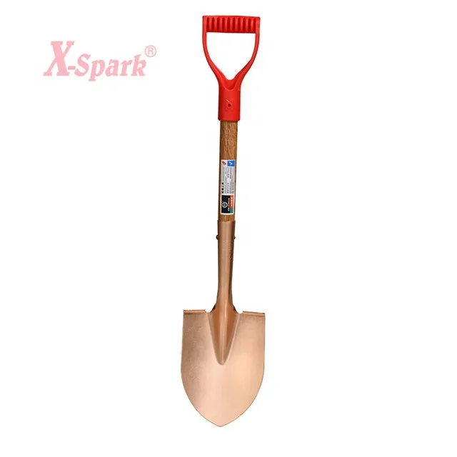 
New products non sparking non magnetic solid brass point shovel 