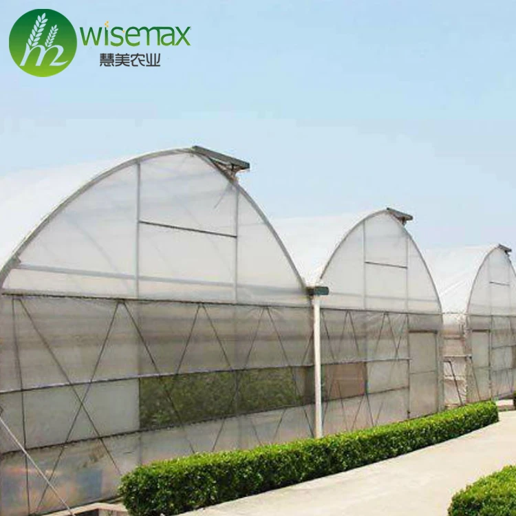 Commercial Low Cost Gutter-Connected Sawtooth Greenhouse