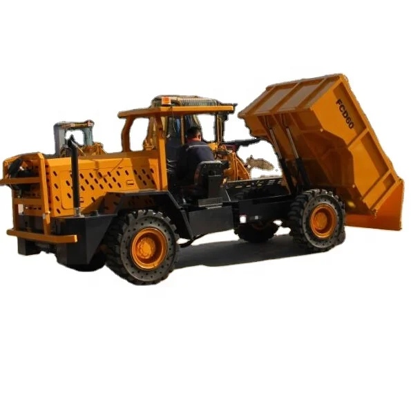Новый FCD60 6 тонн 4x4 туннельный погрузчик подземный минеральный транспортер Шахта самосвал с