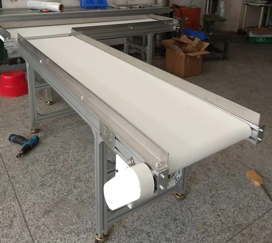 2022 PU band conveyor , white food grade belt conveyor system price