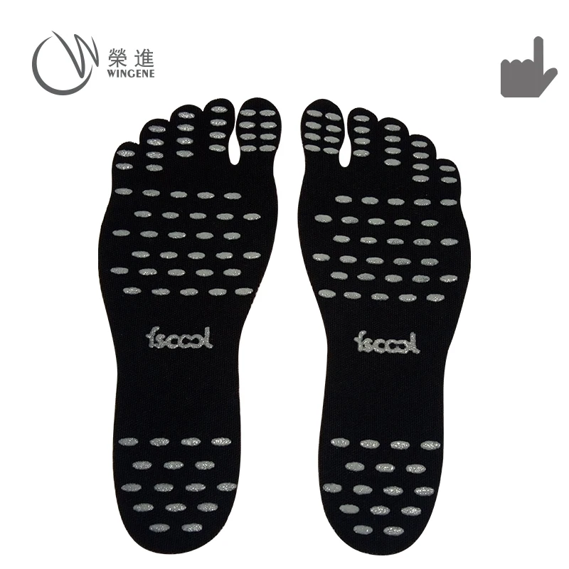 Fscool Foot Protect Beach Insole Elastic Shoe Pad Adhesive Insoles Sticky-on Soles