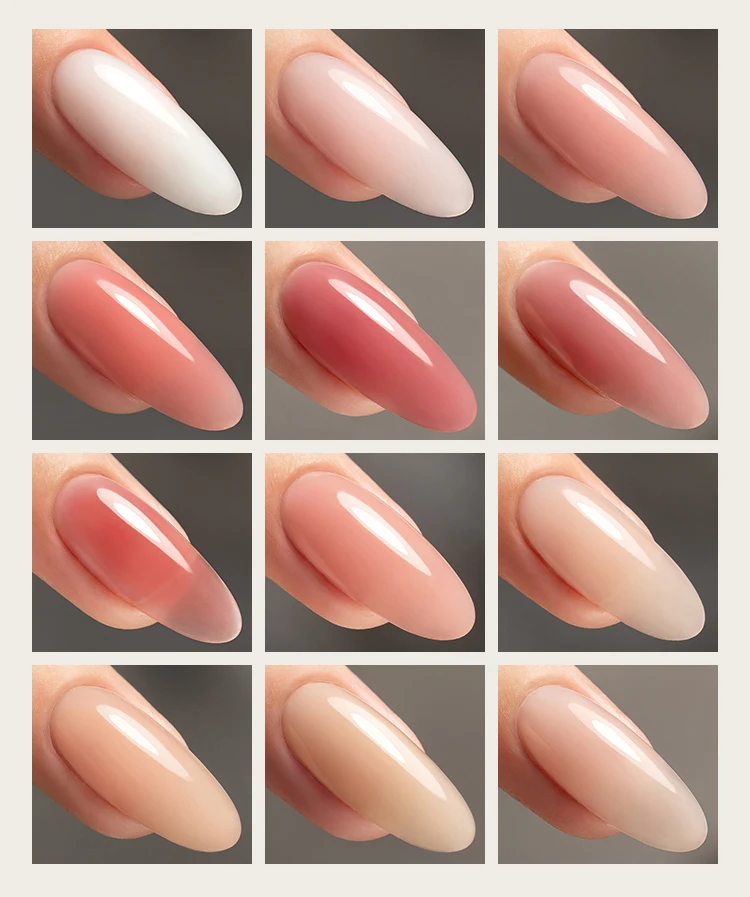 RONIKI wholesale custom logo private label HEMA FREE very good color rubber base coat  2 in 1 gel nail polish