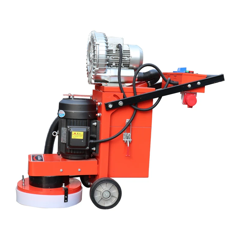 High Quality Durable Double Motor Electric Power Concrete Floor Grinding Machine With Vacuum Cleaner For Construction