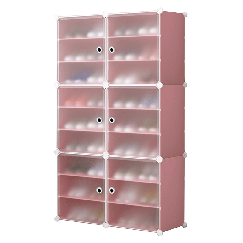Modern plastic shoe rack shelf for shop