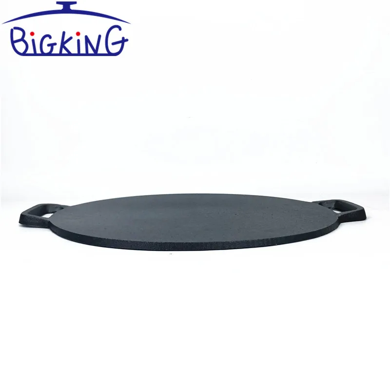 Chinese Cookware Sets Manufacturer Cast Iron Pizza Pan Round 34cm