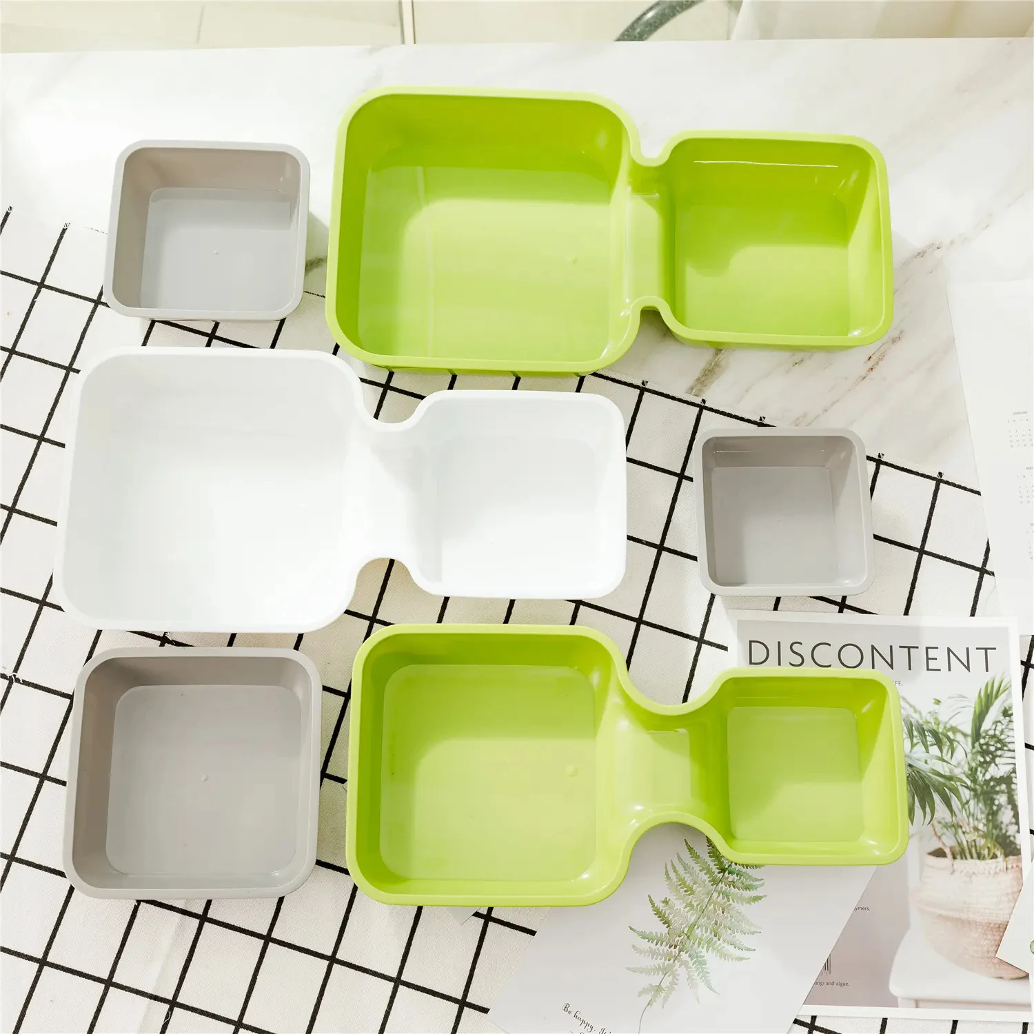High Quality Dinner Plates Dish Snack Tray Serving Plate Sushi Plates Set For Restaurant