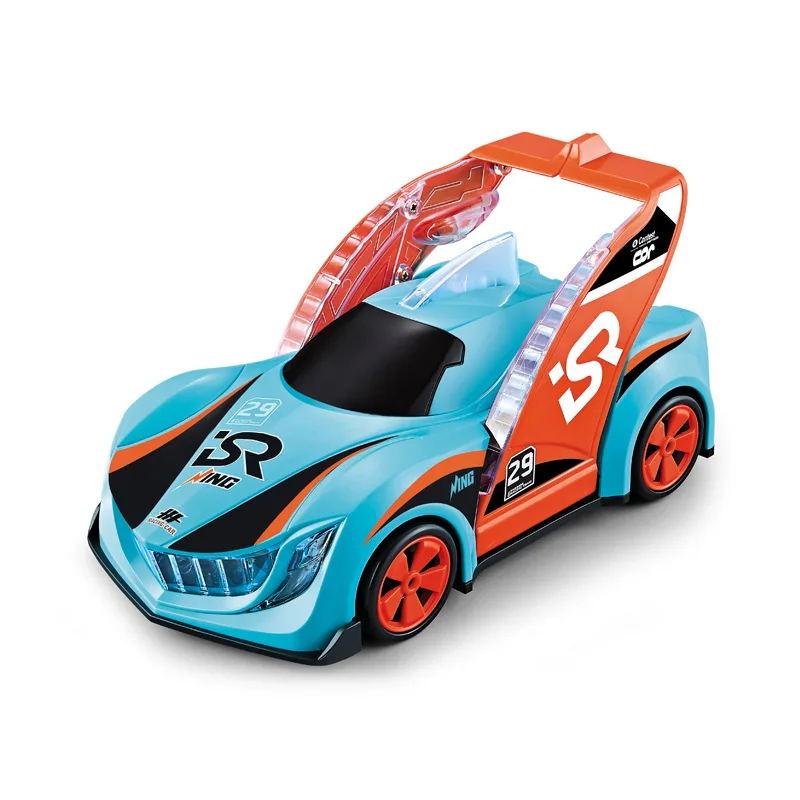 Креативный Универсальный вращающийся полицейский автомобиль со звуком и светом пожарная машина гоночный спортивный автомобиль детские игрушки подарок на день рождения