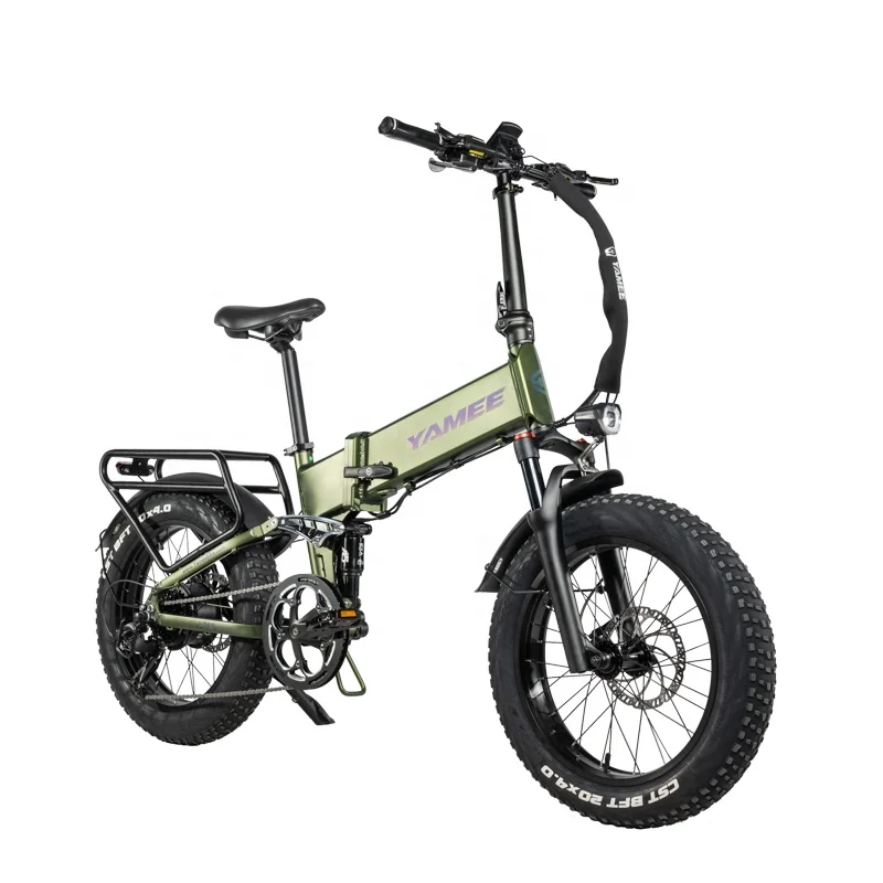 Yamee Fat Bear 750S 2 seat electric bike electric bicycle e bike 48v battery folding fat ebike