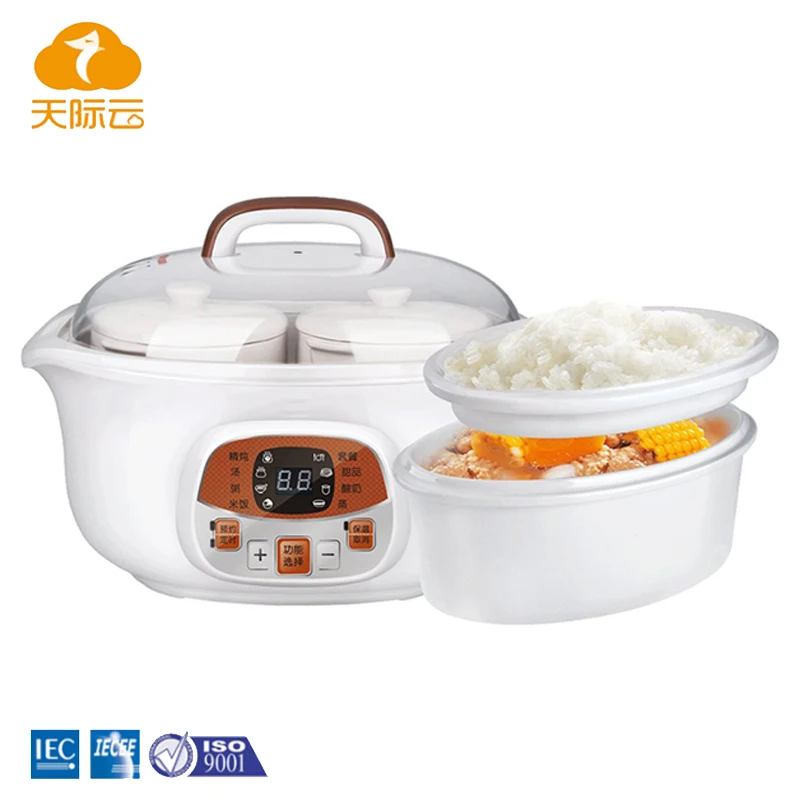 Wholesale 220V Customized Multifunction Cooker Large Capacity Microcomputer Electric Ceramic Slow Cooker