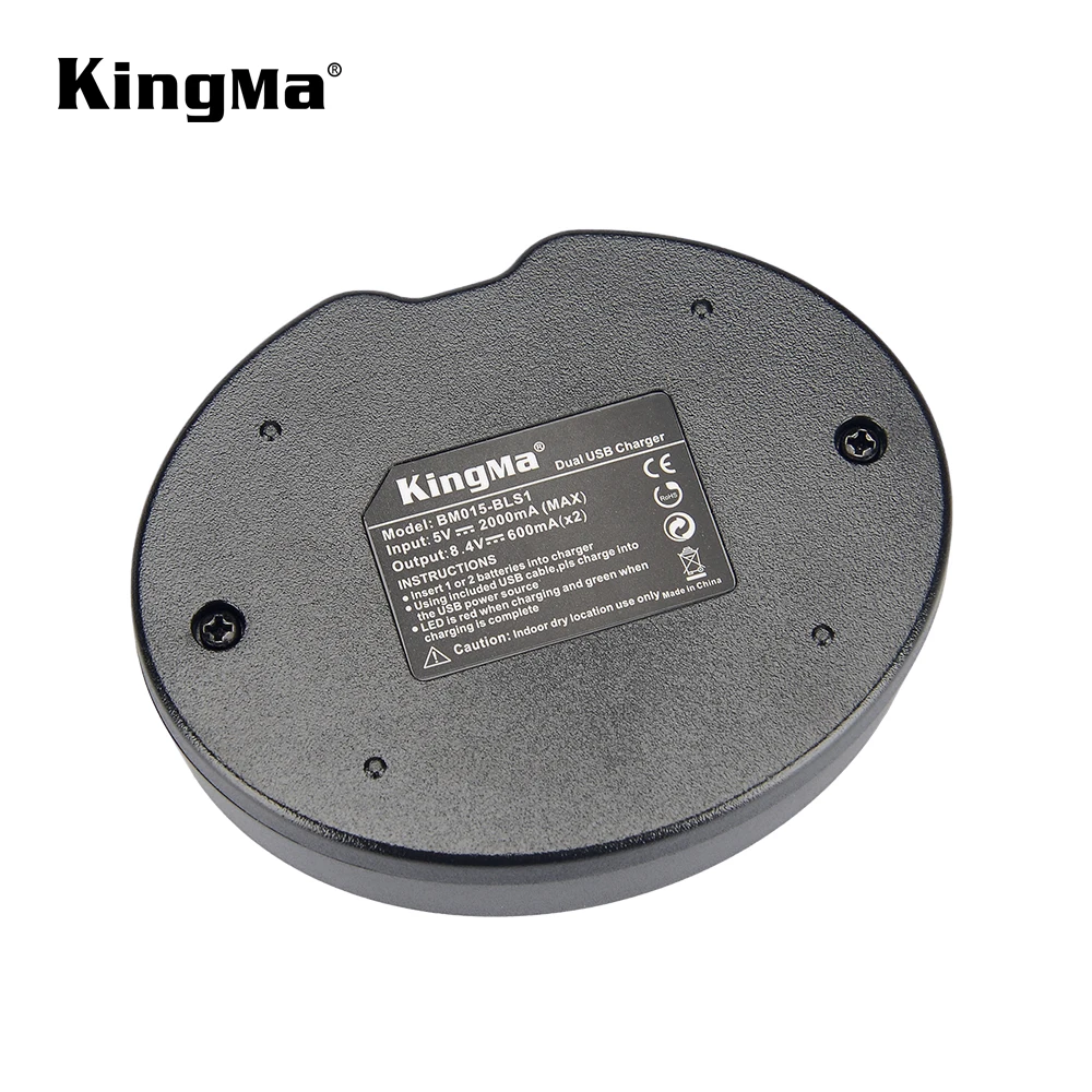  KingMa BLS5 зарядное устройство с двумя usb-портами BM015-BLS5 для цифровой камеры Olympus BLS-1