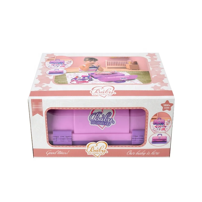 Children Doctor Role Play Toys Educational Medical Play Set Kit 10 Inch Realistic Silicone Baby Doll Realistic Reborn