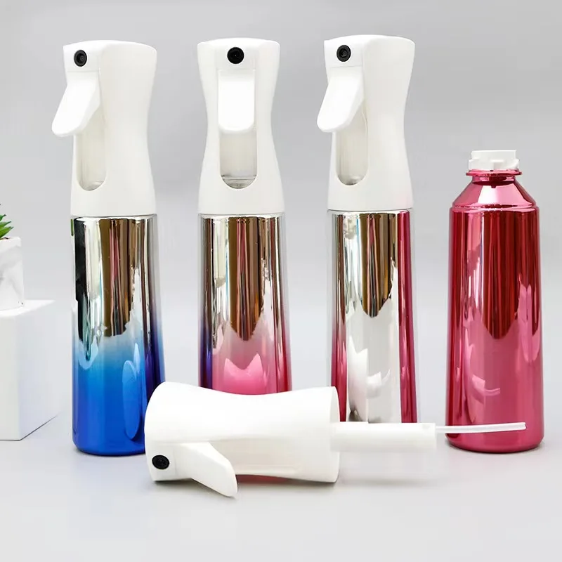 200ml Holland Salon Barber Tool Design Strip Pattern Solid Color Fine Plastic Continuous Misty Hair Spray Bottle