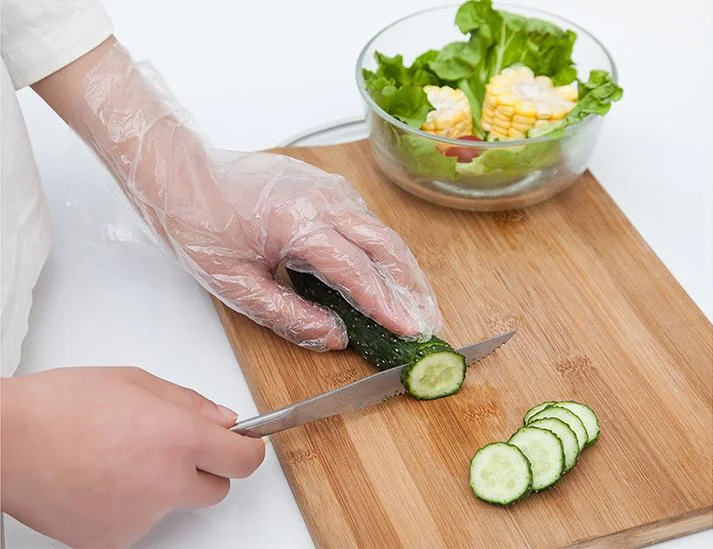 In Stock 100PCS/Bag biodegradable Plastic free Manufacturing cornstarch Disposable Gloves Made In China