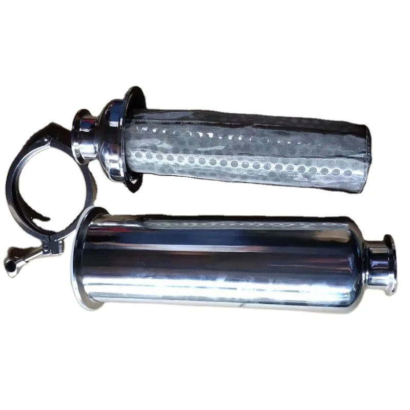 China factory Price Customized Sanitary Clamped Straight Strainer,stainless steel 304/316 Food Grade Strainer