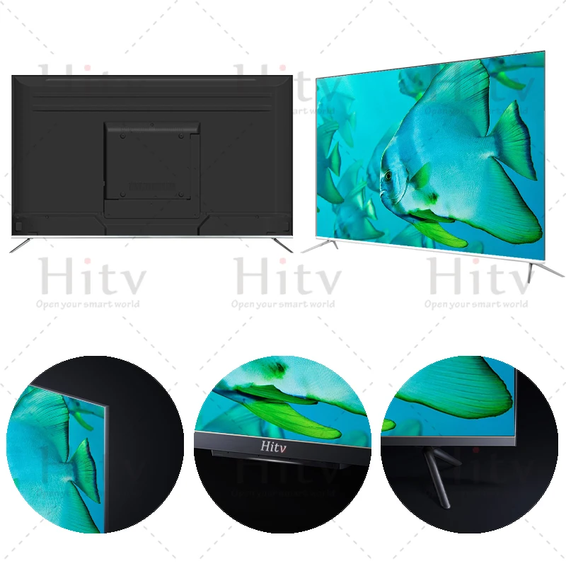 Cheap 40 Inch Borderless Full Screen 4K LED Tv Television 43 Inch Smart Tv