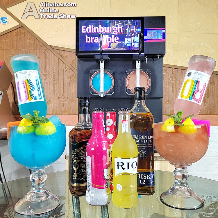 Restaurant vending cocktails margarita granita smoothies cappucinos machine beer snowcap cola snow top bar frozen drink