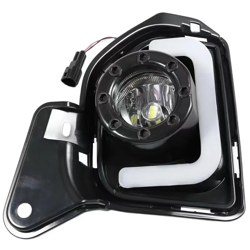 Led fog light for TOYOTA HIACE DRL 2014-2018 with turn signal 12V ABS car lamp led drl led daytime running light