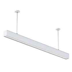 Modern Indoor Office Decoration Creative Personality Simple Hanging Linear Lighting Fixture Led Chandelier Pendant Lamp